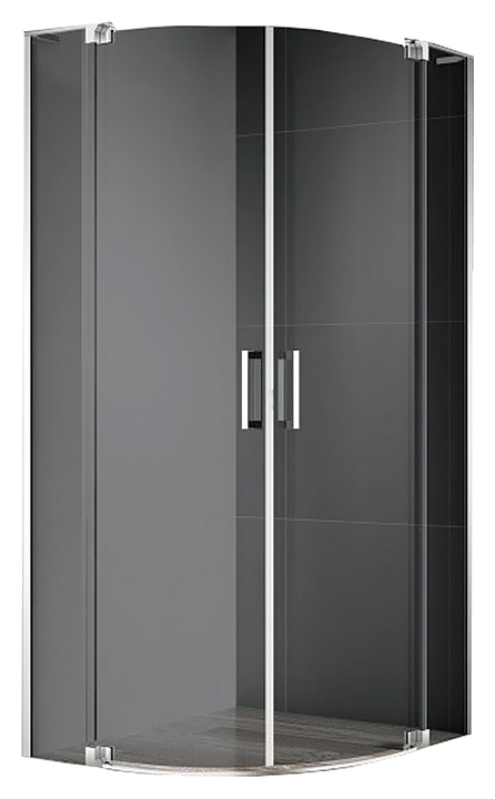 Уголок душевой CEZARES SLIDER-R-2-90/100-GRIGIO-Cr