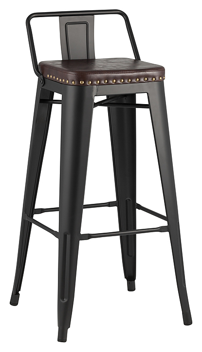 Стул барный Stool Group TOLIX SOFT черный матовый