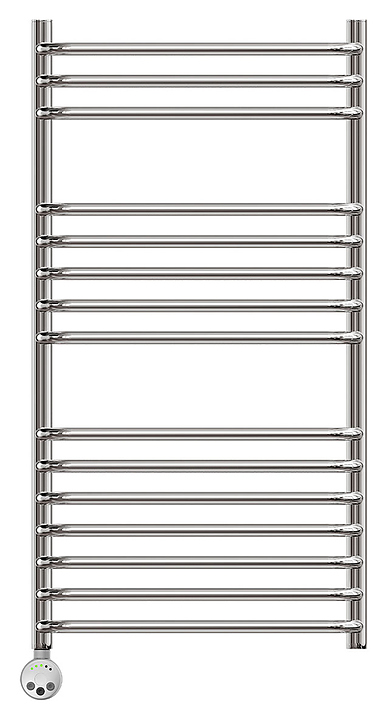 Полотенцесушитель электрический Point Нептун Премиум PN09150SE П15 500x1000, хром
