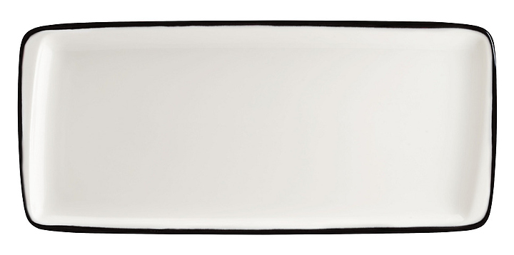 Блюдо для подачи Bonna Линеа Черный Мув 78000 340х160 мм
