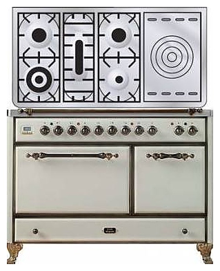 Газовая плита с духовым шкафом ILVE MCS-120SD-E3