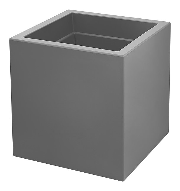 Кашпо Green Land Cubo (50x50x50 см) серое