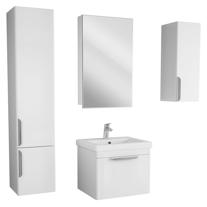 Гарнитур подвесной OWL Vind 50, 6 предметов, белый лак