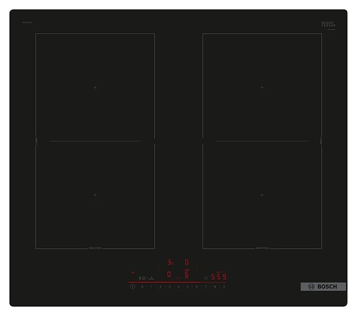 Варочная панель индукционная Bosch PVQ61RHB1E черная