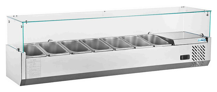 Витрина холодильная настольная VIATTO VA-RT-1500 (7x GN 1/4)