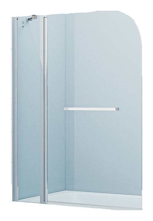 Шторка на ванну IDDIS Ray RAY6CS1i90 110х140 см, прозрачное, распашная, хром