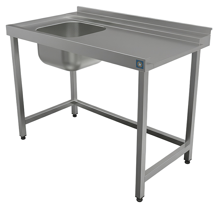 Стол для посудомоечной машины РЕКОМ СПМЦ/1-120/75/85 П (правое крыло)