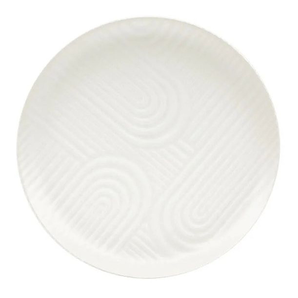 Тарелка десертная Oxford FLAT ZEN 151506 d 20 см белый