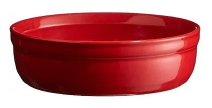 Форма для запекания Emile Henry 77643 d 130 мм h 35 мм керамика, красный
