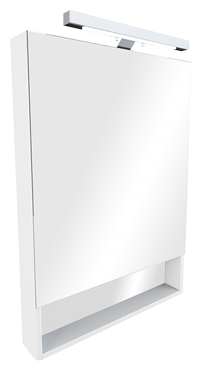 Шкаф зеркальный Roca The Gap ZRU9302886 70 см белый глянец