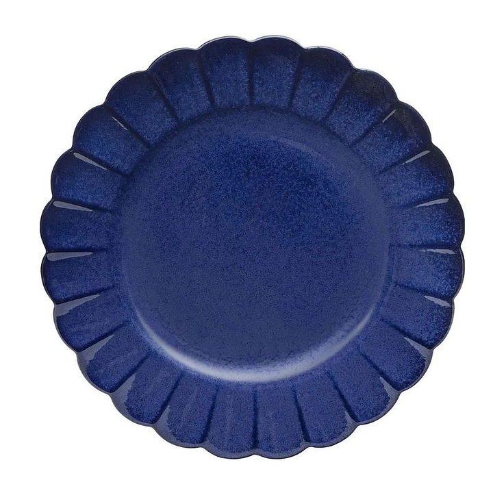 Тарелка мелкая Oxford FLORA  AMOR PERFEITO 152429 d 27.5 см синий