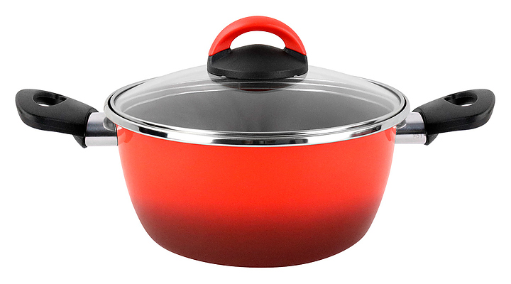 Кастрюля Vitrinor Sfumatto 24 с крышкой, низкая