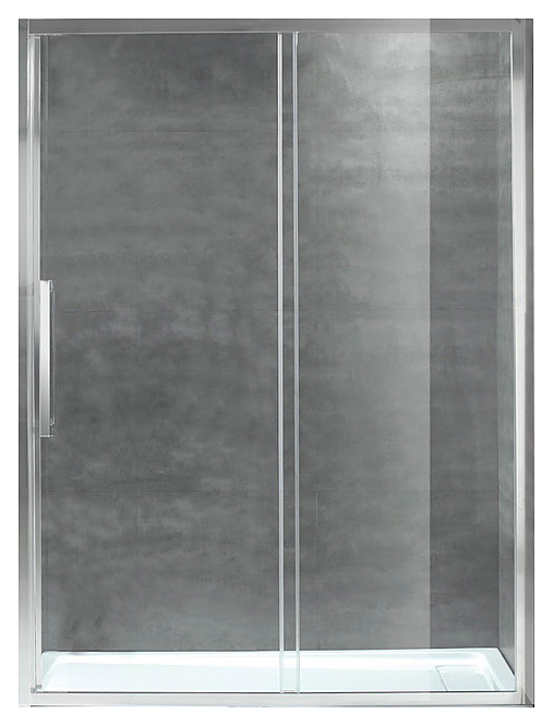 Дверь душевая CEZARES LUX-SOFT-W-BF-1-130-C-Cr-IV 130х200 см, в нишу, раздвижная