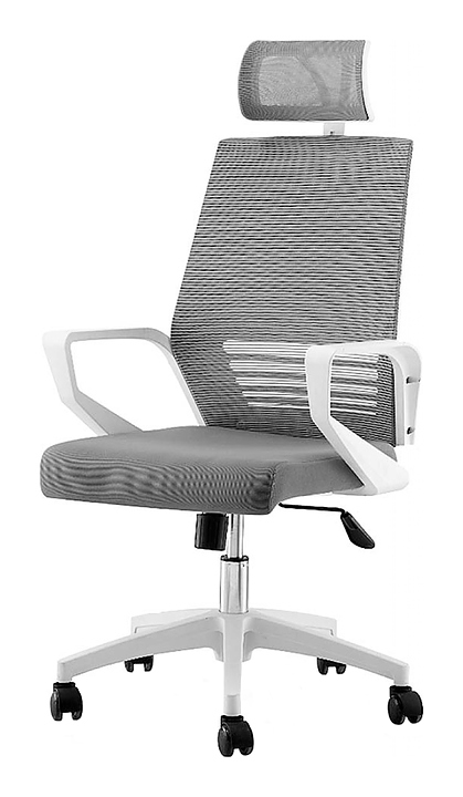 Кресло NORDEN Ergo white+grey