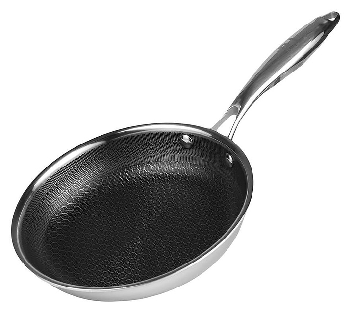 Сковорода P.L. Proff Cuisine New Kitchen Honeycombs (нержавеющая сталь, антипригарное покрытие, индукция)