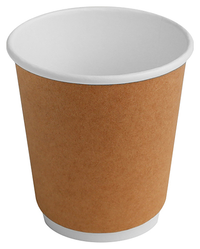 Стакан бумажный Флексознак 250 мл крафт (500 шт.)
