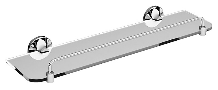 Полка стеклянная Art&Max Bohemia AM-E-4282-Cr хром