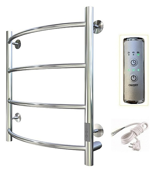 Полотенцесушитель электрический Тругор Пэк сп 5 60х40 см, хром