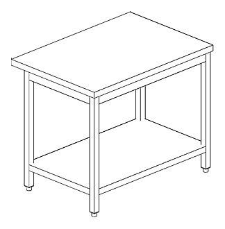 Стол рабочий BSV-inox СПЭ-504 П