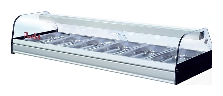 Витрина тепловая Movilfrit (Pira) VECI-4  HOT SILVER