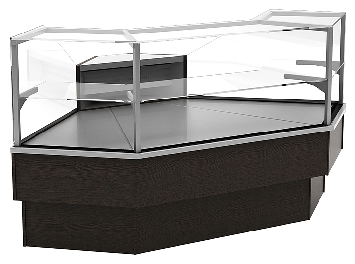 Витрина холодильная Carboma Bavaria 2 GC110 VM-3 (ВХСу-1 Bavaria 2 GC110 внешний 45) (динамика, без боковин)