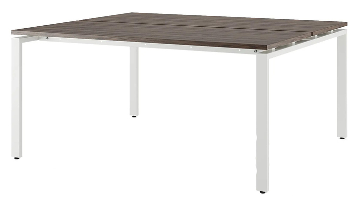 Стол офисный КОБОР P/2-140/140 white/charlston