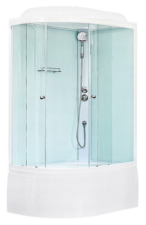Душевая кабина Royal Bath RB8120BK5-WT-R правая 120х80 см