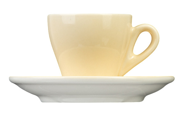 Кофейная пара Китай Corone Gusto 390/390 80 мл, кремовый