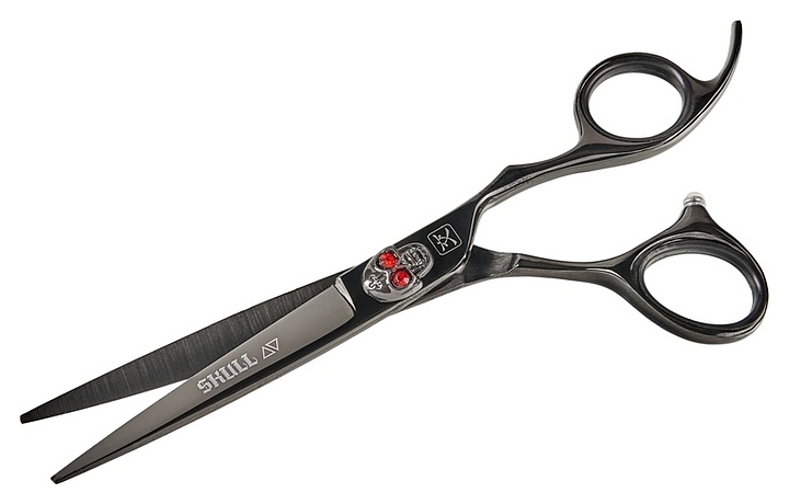 Ножницы парикмахерские Katachi Skull Black 6.0