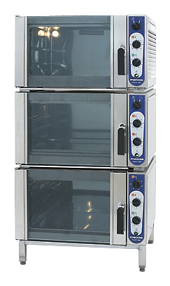 Комплект из 3 жарочных шкафов Hackman Metos Chef 220 + подставка 2908 морская версия