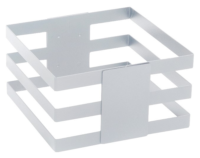 Подставка фуршетная Luxstahl Куб 200х200х110 мм серебряная