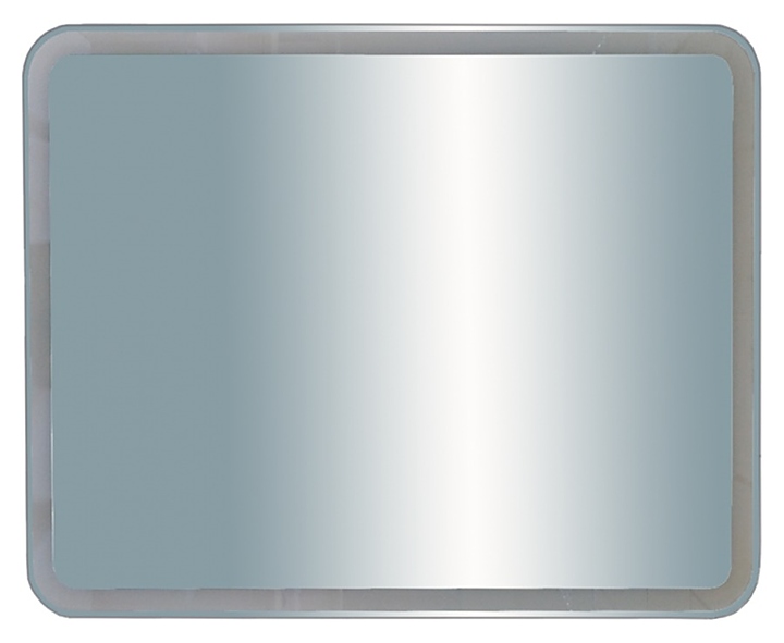 Зеркало Misty Неон 3 LED 100х80 см с подсветкой и сенсорным выкл. на корпусе