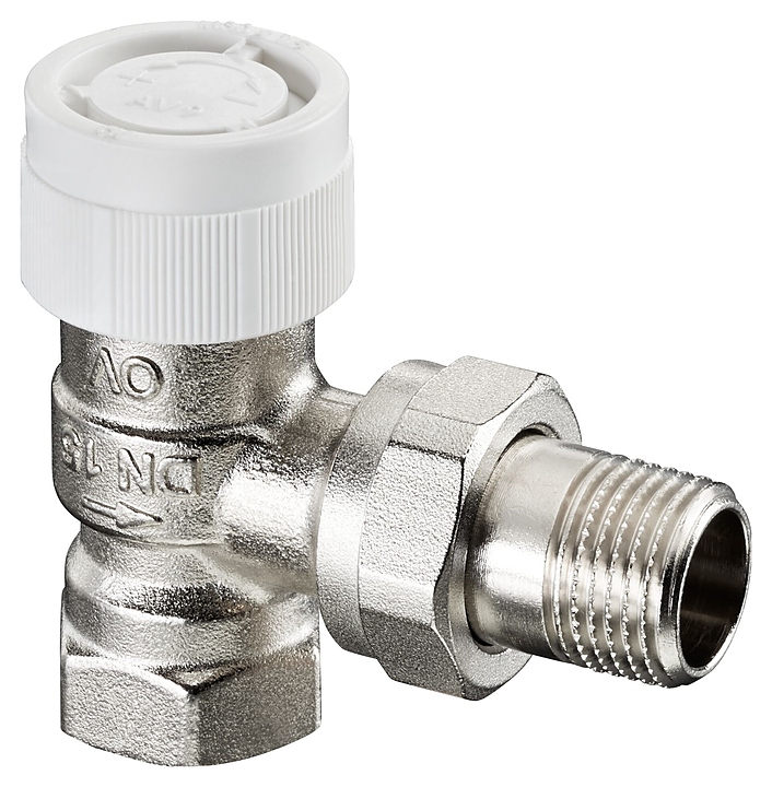 Вентиль термостатический угловой Oventrop AV9 1183704, ДУ 15, PN 10, Rp 1/2