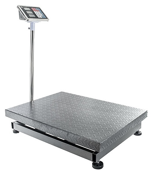 Торговые весы Foodatlas ВТН-1000 1000кг/500гр напольные, нержавеющая сталь