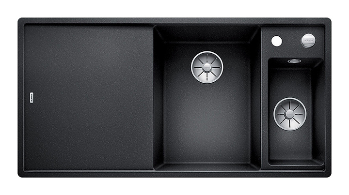 Кухонная мойка Blanco Axia III 6 S InFino Silgranit (+столик ясень) антрацит