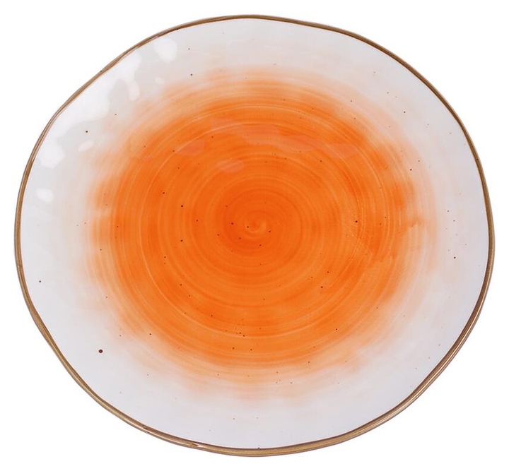 Тарелка P.L. Proff Cuisine The Sun Eco 81229823 210х210 мм, оранжевая