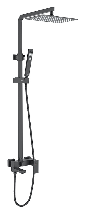 Душевая система Aquatek Либра AQ2640MB черный матовый