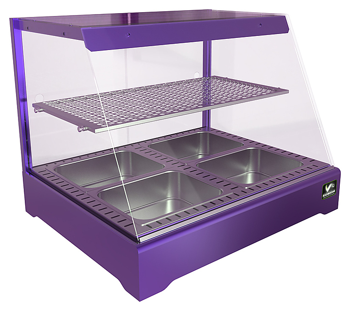 Витрина тепловая КОБОР CR1-80H фиолетовая