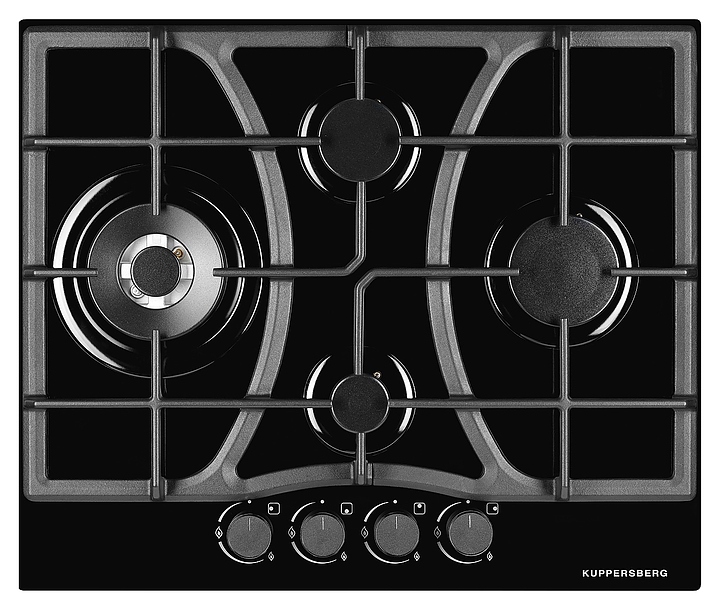 Варочная панель Kuppersberg FG 65 B газовая, черная