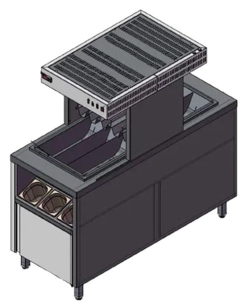 Стол тепловой для картофеля фри Simeco СТ0614