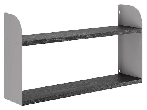 Полка КОБОР S1-80/20 aluminum/wood