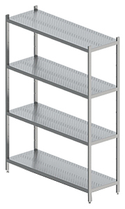 Стеллаж кухонный HappyChef СТ4П 12/5/18 Р