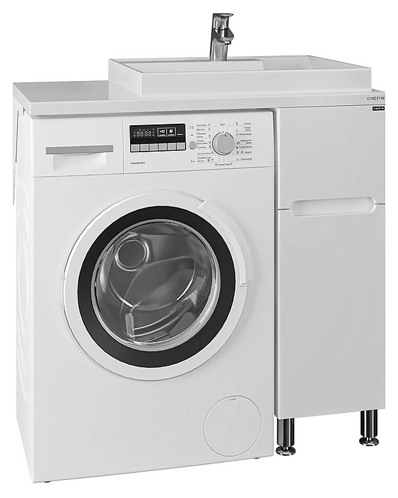 Тумба под раковину СаНта Лондон 29 (ящик, бельевая корзина)