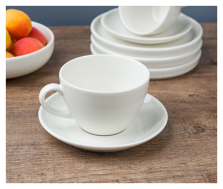 Блюдце для кофейной чашки Tulu Porselen Luna LN01LT00 15 см