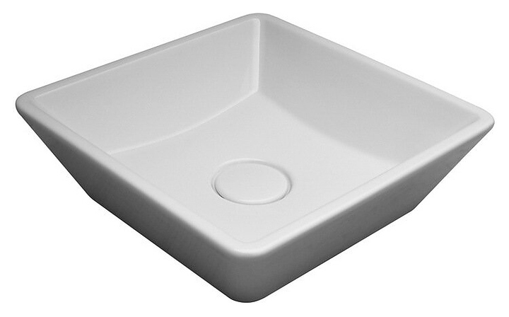 Раковина врезная на столешницу SEREL 2013 38х38х13 см, фарфор, белая