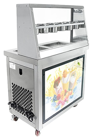 Фризер для жареного мороженого Foodatlas KCB-2F (контейнеры, световой короб)