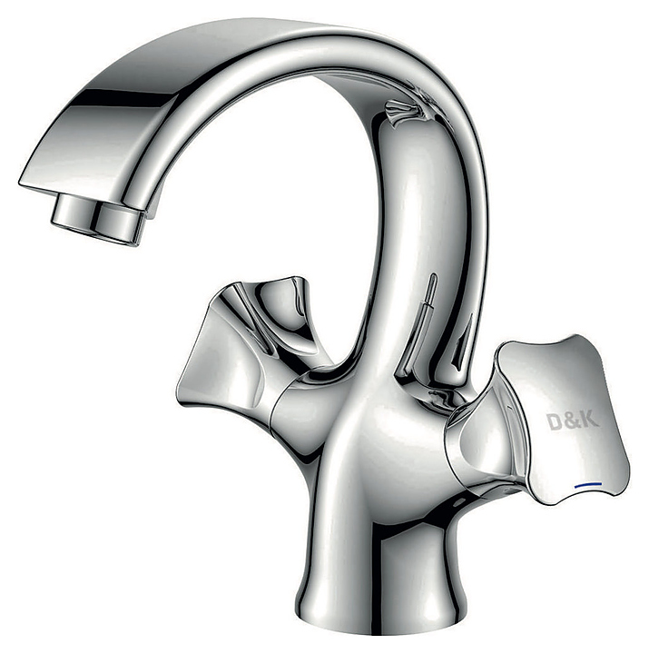 Смеситель для раковины D&K Hessen Grimm DA1382101 хром