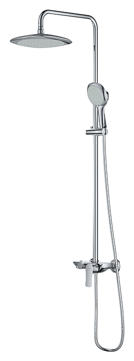 Душевая система D&K Rhein Reisling DA1273701B03 с изливом, хром