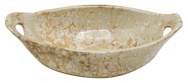 Блюдо сервировочное P.L. Proff Cuisine Pearl Sea Stone Frutti di Mare QB23182001 140 мл 16х10,5 см h=4 см с ручками (керамика)