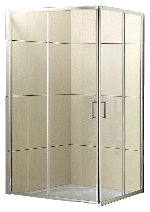 Уголок душевой BelBagno UNO-195-AH-2-100/80-C-Cr 100x80x195 см, прозрачное стекло
